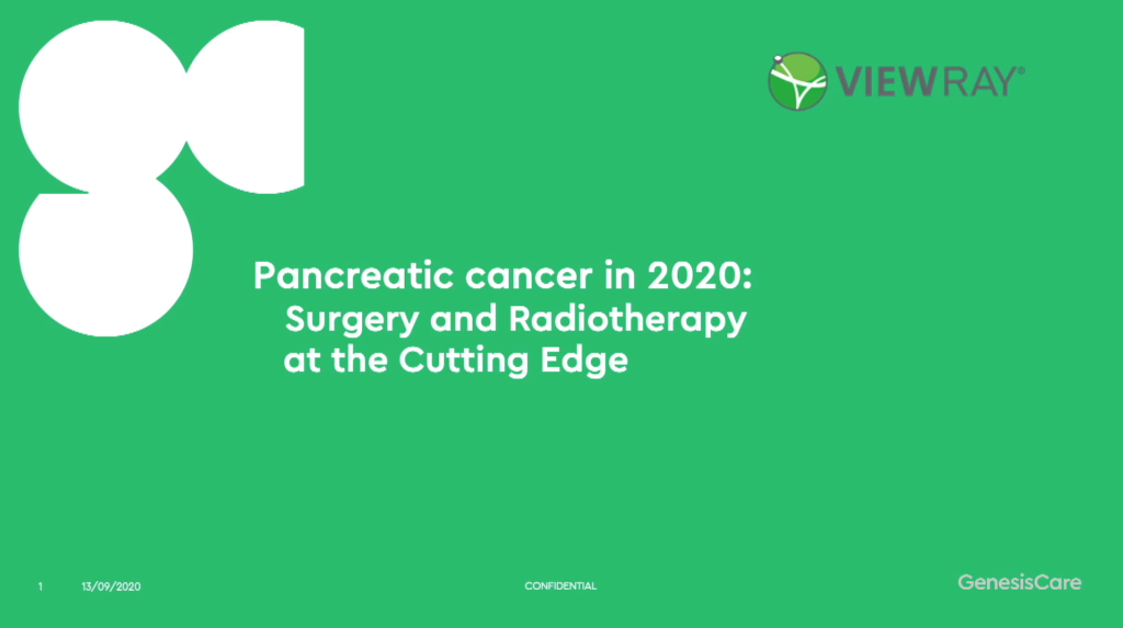 2020 09 Pancreatic Cancer in 2020 Surgery and Radiotherapy at the Cutting Edge