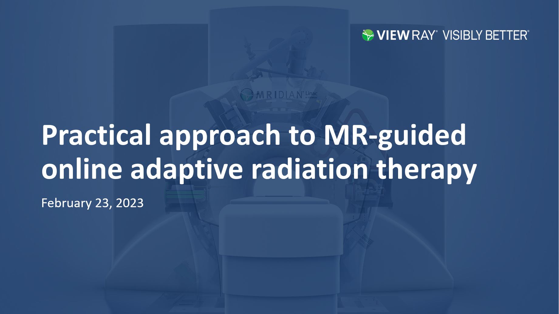 mridian a3i system, vewray's latest innovation of mr-guided radation therapy