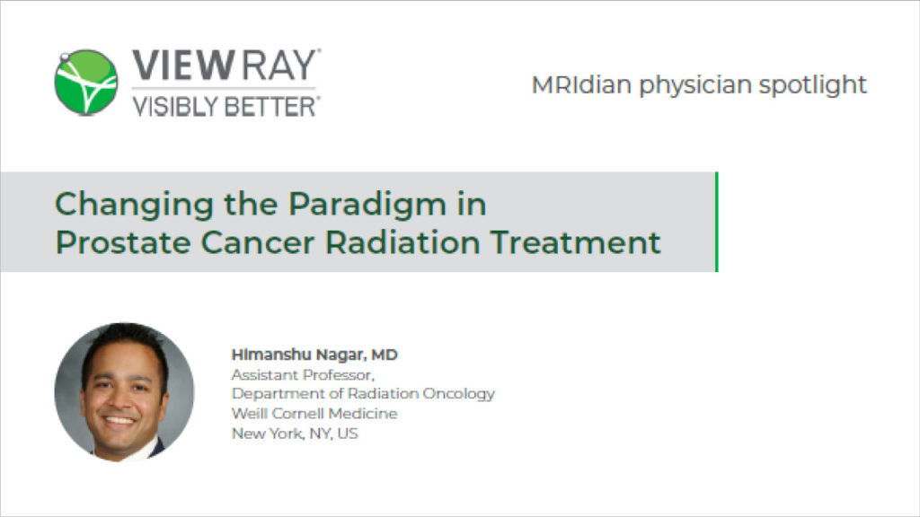 Prostate Cancer Physician Spotlight Dr. Nagar